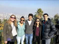 A group of MIT students in Santiago, Chile