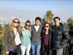 A group of MIT students in Santiago, Chile